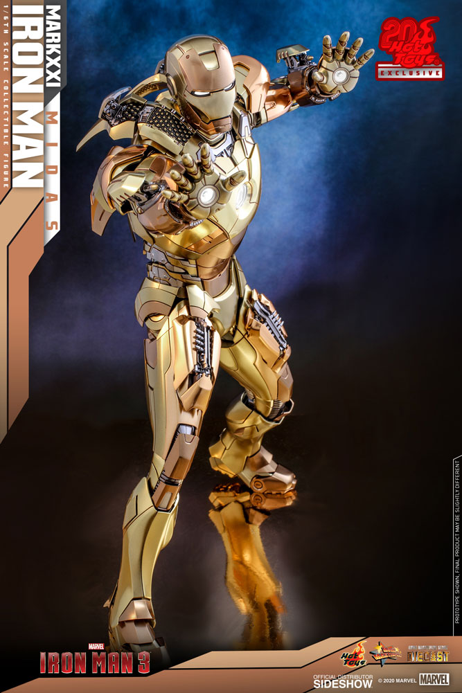Iron Man Mark XXI (Midas) Sixth Scale Collectible Figure by Hot
