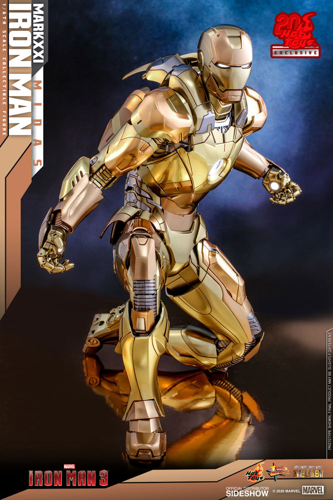 Iron Man Mark XXI (Midas) Sixth Scale Collectible Figure by Hot