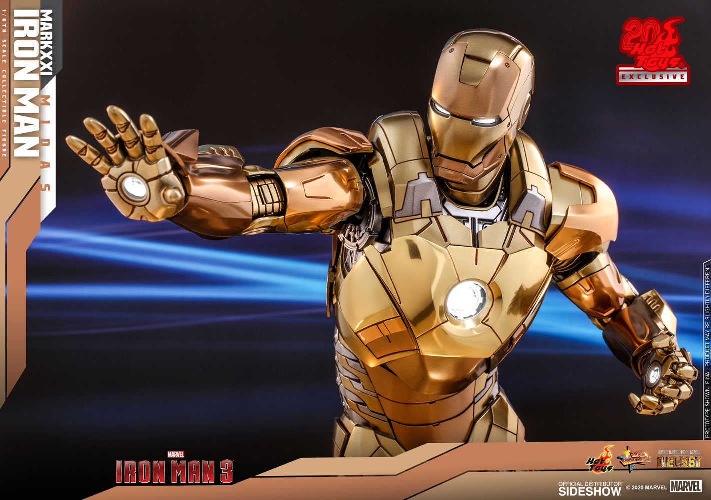 Iron Man Mark XXI (Midas) Sixth Scale Collectible Figure by Hot