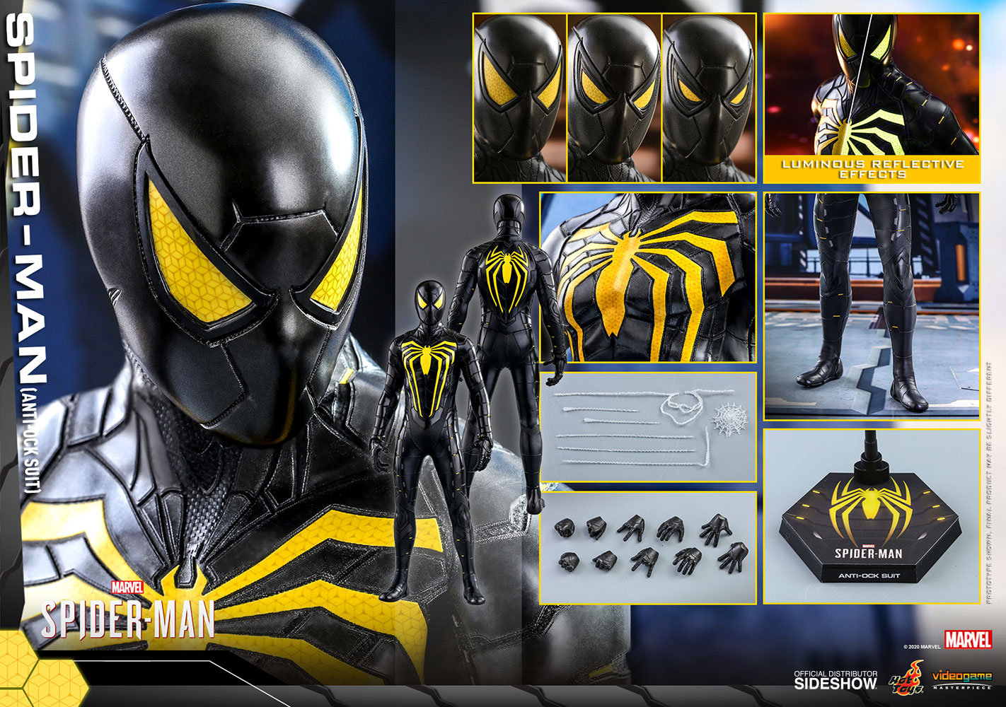 Hot Toys Cosbaby Anti-Ock Costume Marvel-Spider Man 
