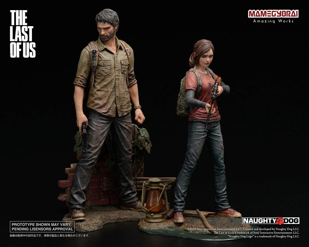 The Last of Us Joel and Ellie Vinyl Figure Set Naughty Dog Officially Licensed 