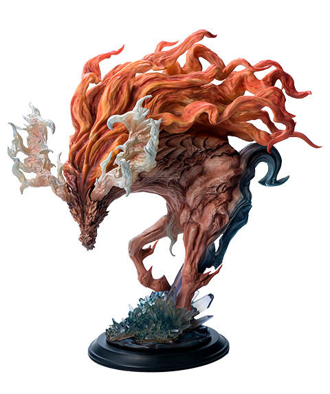 Manas SUM Fire Kirin Bust Statue