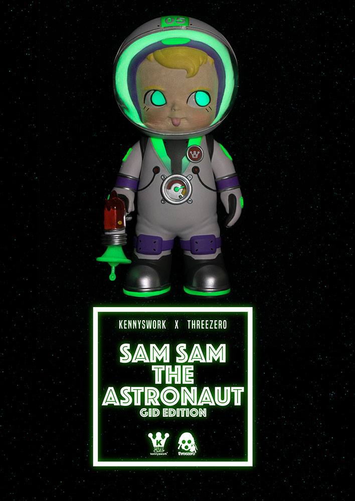 Sam Sam the Astronaut (GID Edition) Exclusive Edition - Prototype Shown