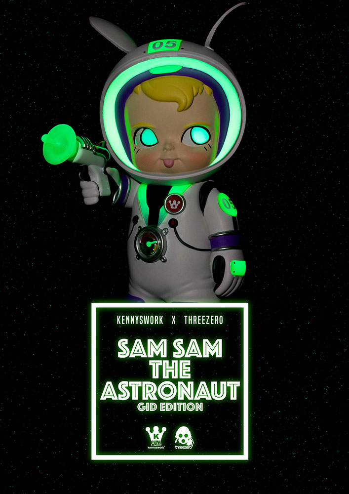Sam Sam the Astronaut (GID Edition) Exclusive Edition - Prototype Shown