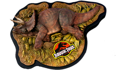 Chronicle Collectibles Sick Triceratops Statue