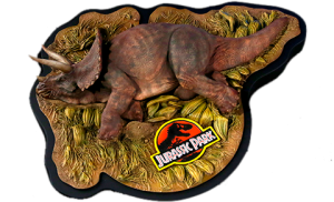 Sick Triceratops Statue
