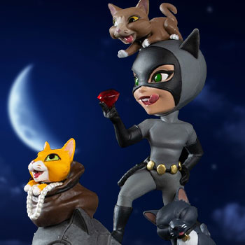 Catwoman Batman The Animated Series DC Comics Quantum Mechanix QMX Q-fig Elite for sale online 