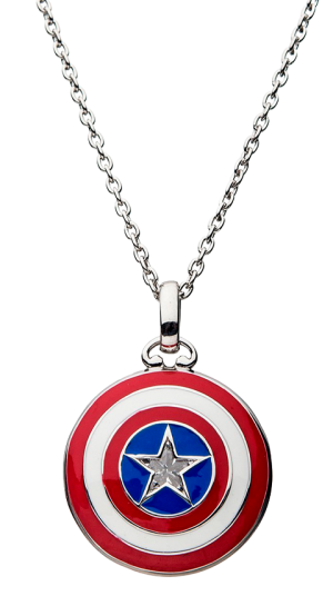 Captain America Shield Necklace Jewelry