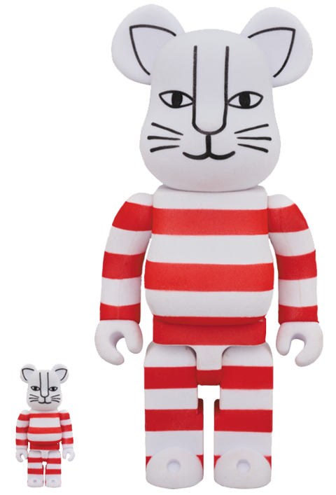Medicom Toy Be@rbrick "Mikey" (Flocky Version) 100% and 400% Bearbrick