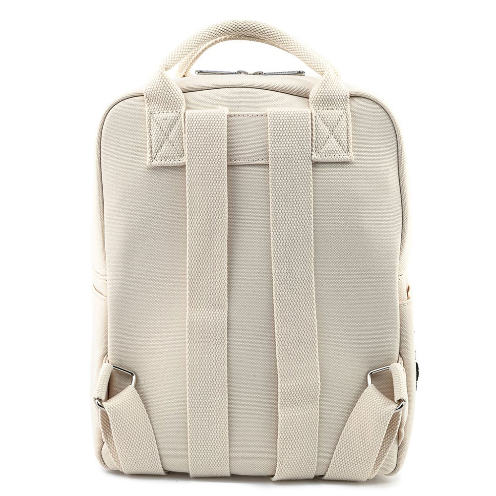 square canvas backpack