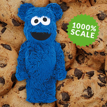 Be@rbrick Cookie Monster (Costume Version) 1000% Collectible 