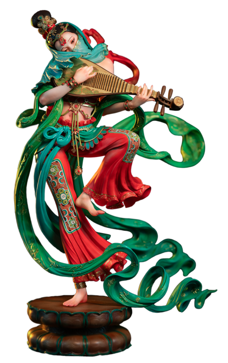 Dancer of Cloud Palace Statues by Infinity Studio
