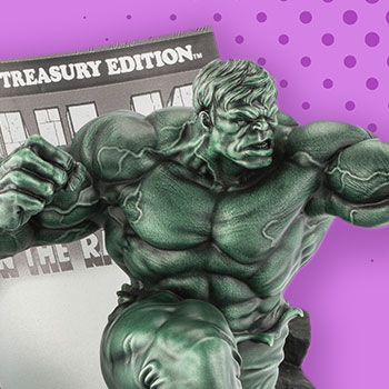 The Hulk Classic Cover (Green Edition) Marvel Pewter Collectible