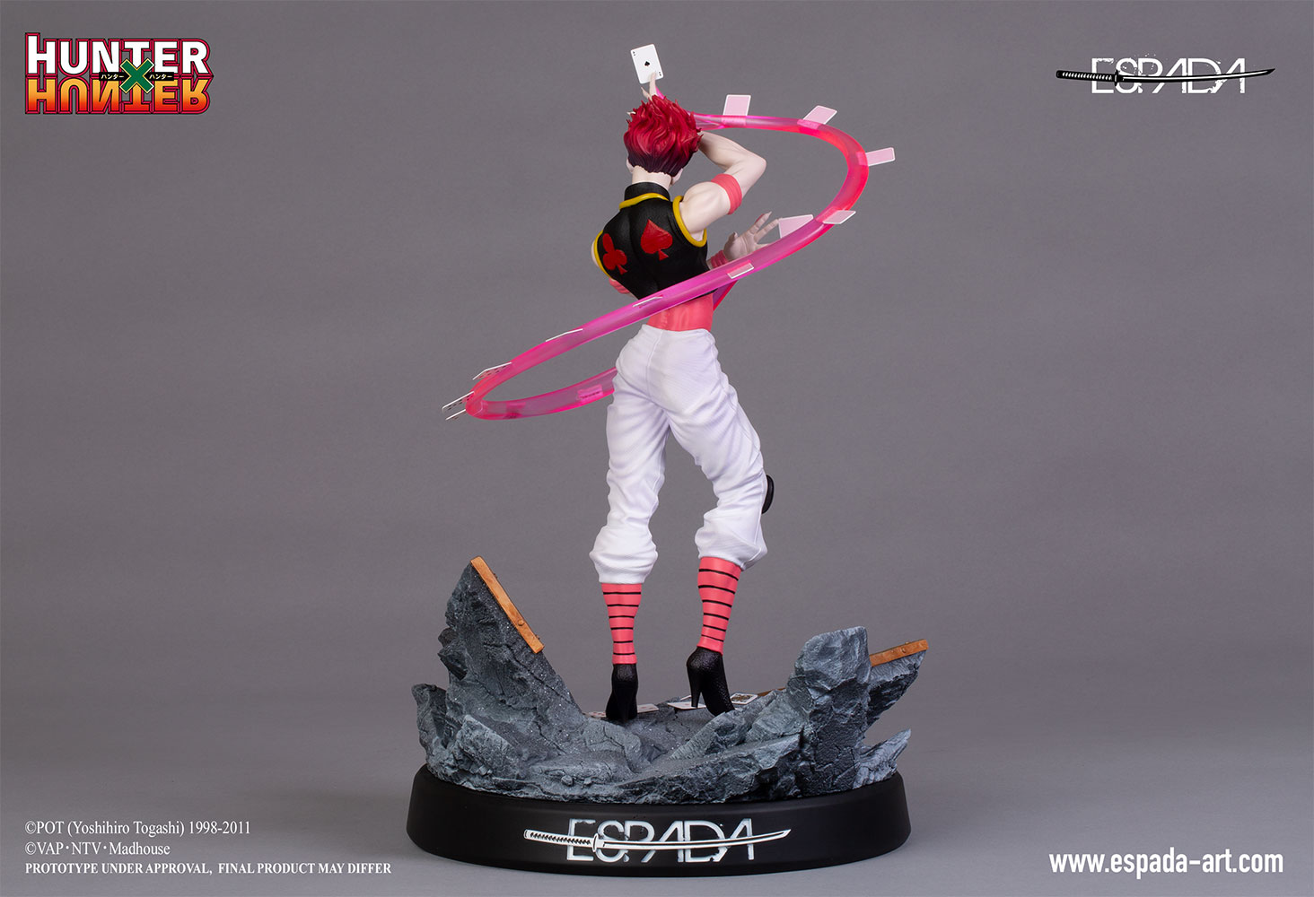 hisoka resin statue