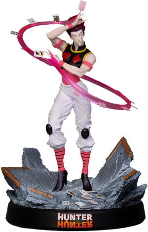 hisoka resin statue
