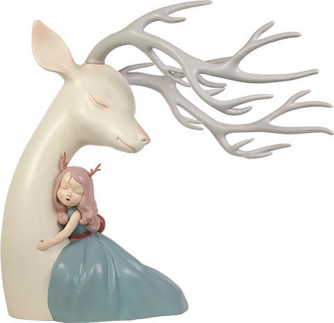 Kemelife Lucky Deer Closest Collectible Figure