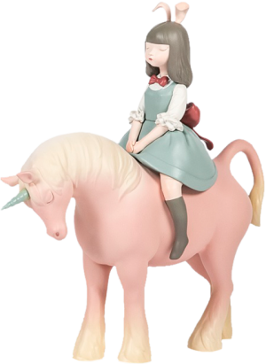Nocturnal Unicorn (Spring Blue Dress) Collectible Figure