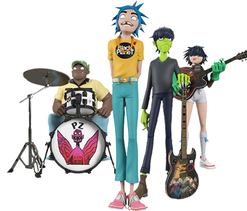 Gorillaz Song Machine Band Full Set Designer Collectible Toy by Superplastic