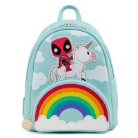 Gallery Image of Deadpool 30th Anniversary Unicorn Rainbow Mini Backpack Apparel