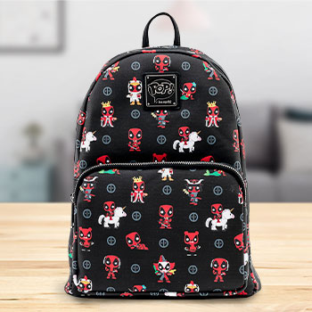 durable small backpacks mini deadpool Backpack Sling Bag Snapback Empire With themed lining and an all over print details Deadpool 30th Anniversary AOP Mini