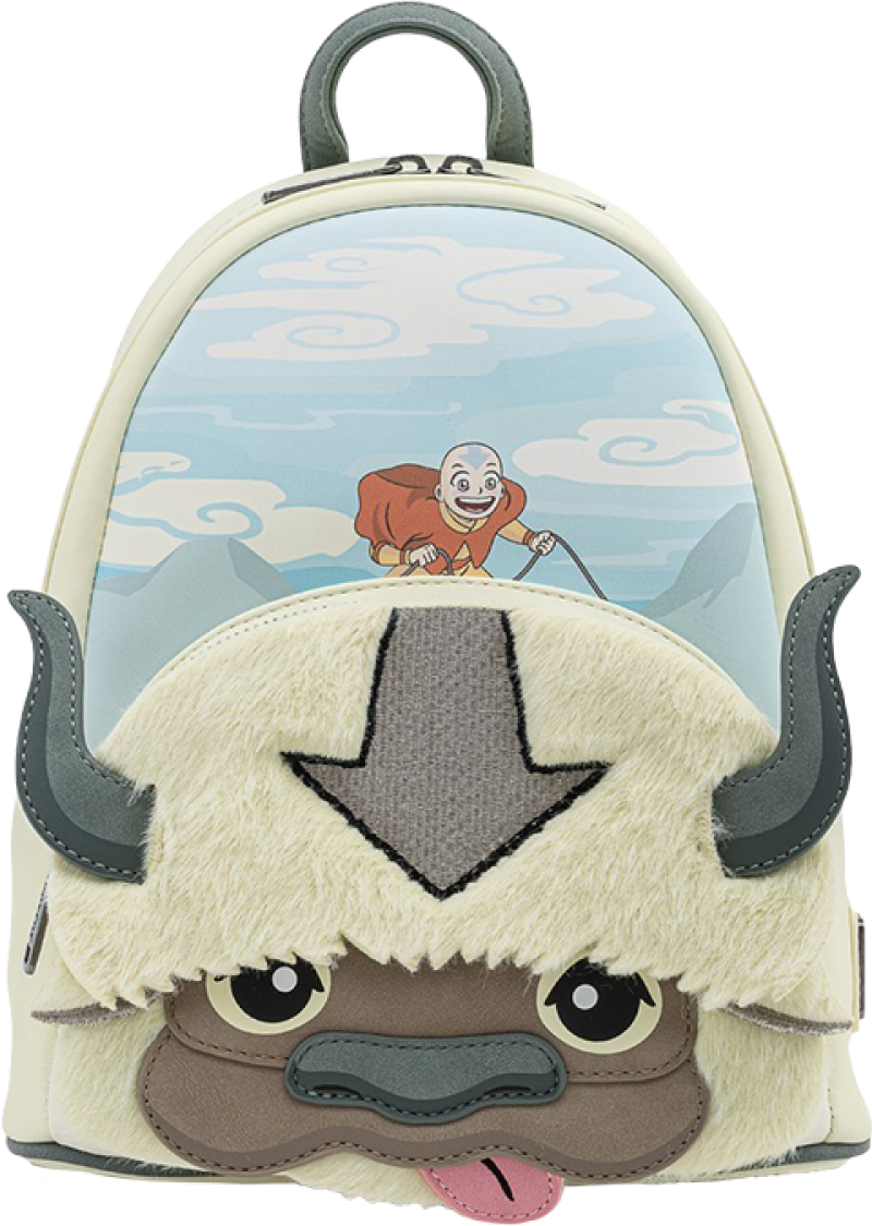 Aang Appa Cosplay Plush Mini Backpack Apparel by Loungefly