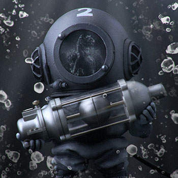 Dr. Serizawa Black & White Version Collectible Figure by X