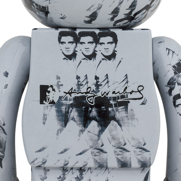 Be@rbrick Andy Warhol’s Elvis Presley 100% & 400%- Prototype Shown
