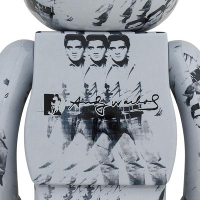 Be@rbrick Andy Warhol’s Elvis Presley 100% & 400%- Prototype Shown