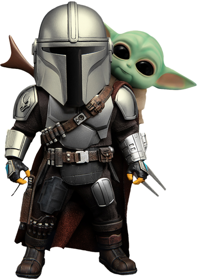The Mandalorian and The Child PVC Figure by Beast Kingdom