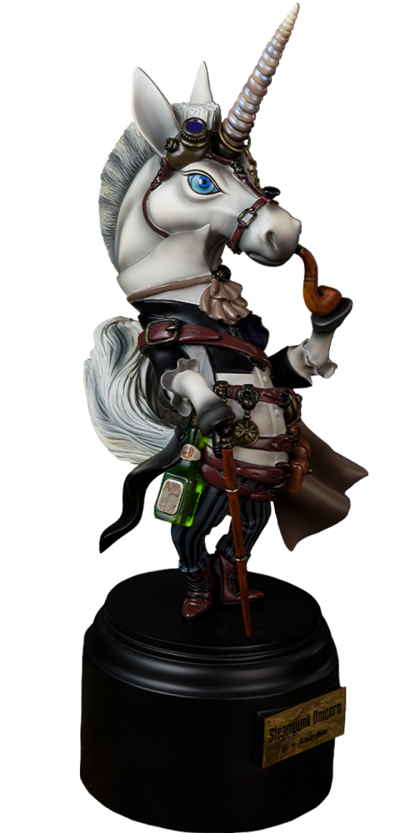 Steampunk Unicorn Statues by Manas SUM