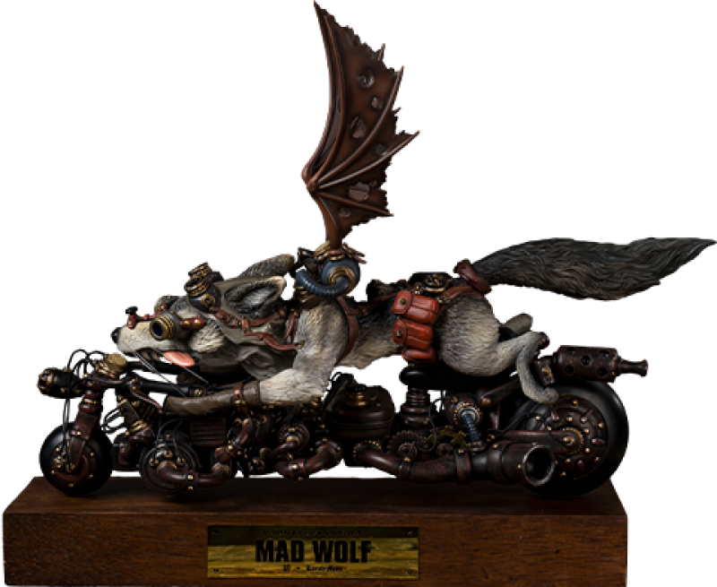 Mad Wolf Statues by Manas SUM