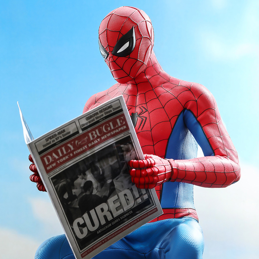 Spider-Man (Classic Suit) Sixth Scale Collectible Figure by Hot Toys |  Sideshow Collectibles