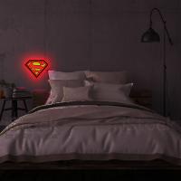 Gallery Image of Superman LED Logo Light (Regular) Wall Light