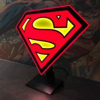 Gallery Image of Superman LED Logo Light (Regular) Wall Light