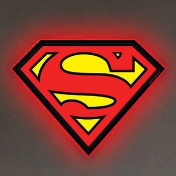 Superman Dual Color LED sign
