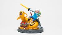 Gallery Image of Adventure Time Jake and Finn Polystone Statue