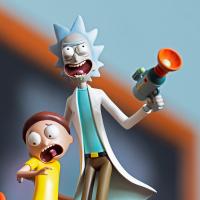Gallery Image of Rick and Morty Polystone Statue