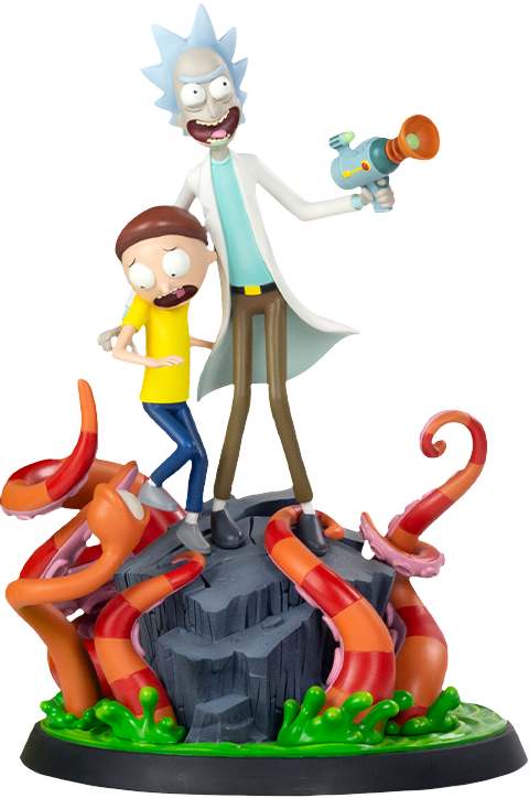 Mondo Rick and Morty Polystone Statue
