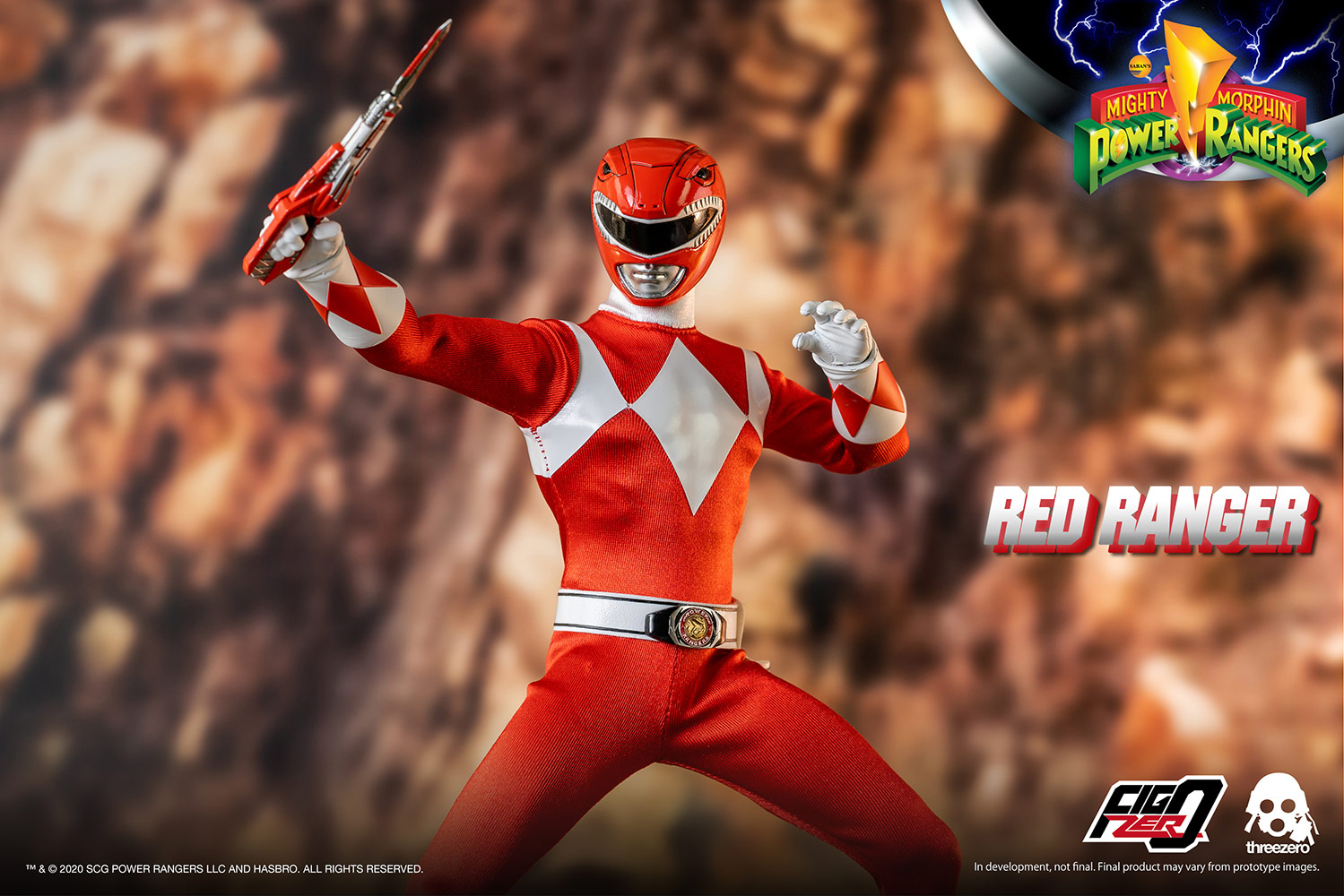 mighty morphin power rangers red ranger figure