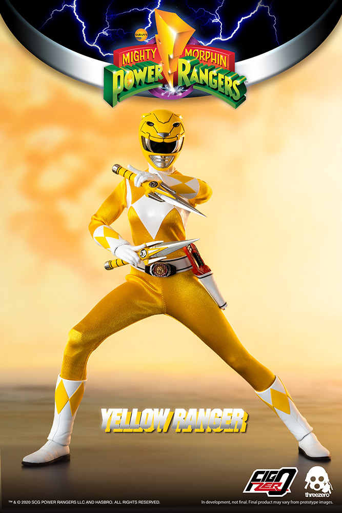 yellow power ranger 12 inch figure