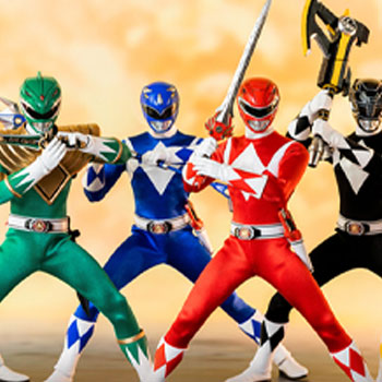 Mighty Morphin Power Rangers Core Rangers Green Ranger Six Pack Collectible Set By Threezero Sideshow Collectibles