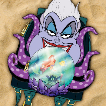 Villains Scene Ursula Crystal Ball Mini Backpack | Sideshow 