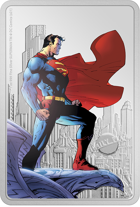 New Zealand Mint Superman: The Man of Steel Silver Coin Silver Collectible