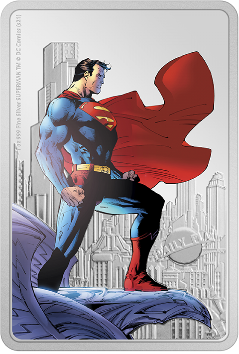 Superman: The Man of Steel Silver Coin Silver Collectible by New Zealand Mint