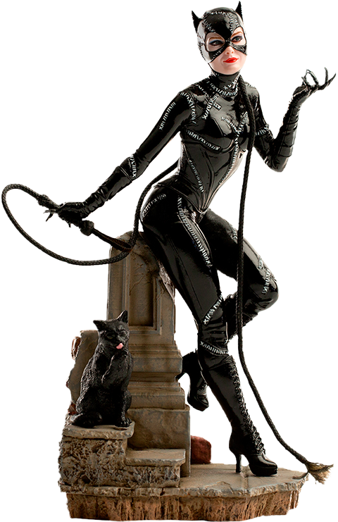 Catwoman Art Scale 1 10 Statue By Iron Studios Sideshow Collectibles