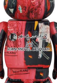 Gallery Image of Be@rbrick Andy Warhol X Jean Michel Basquiat #1 100% & 400% Bearbrick