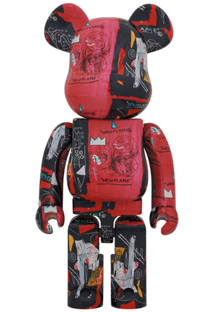 Be@rbrick Andy Warhol X Jean Michel Basquiat #1 1000% Collectible Figure by Medicom Toy Be@rbrick Andy Warhol X Jean Michel Basquiat #1 1000% Collectible Figure by Medicom Toy