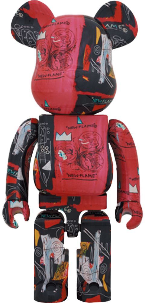Be@rbrick Andy Warhol X Jean Michel Basquiat #1 1000% Collectible Figure by  Medicom Toy