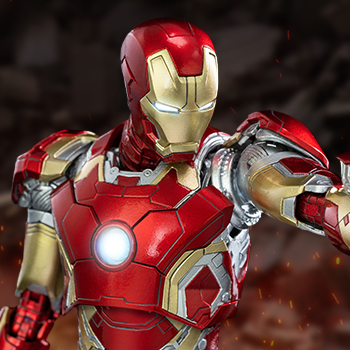 Iron Man Mark XLIII DLX 1:12 Collectible Figure by Threezero