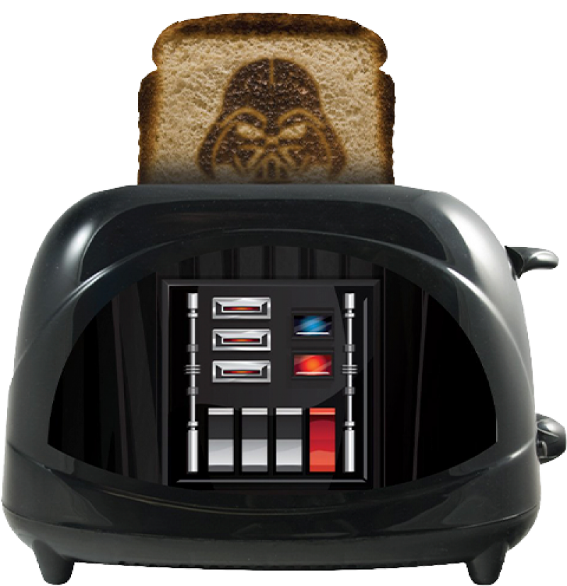 Darth Vader Empire Two-Slice Toaster Kitchenware by Uncanny Brands, LLC